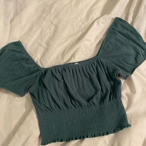 o’neill daria puff sleeve milkmaid top